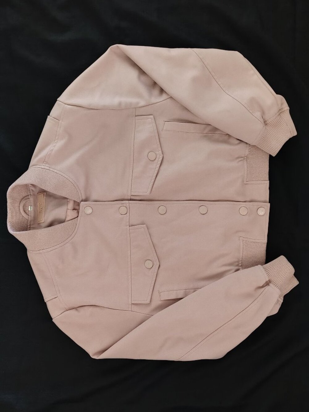 Blank NYC women's size large bomber jacket.